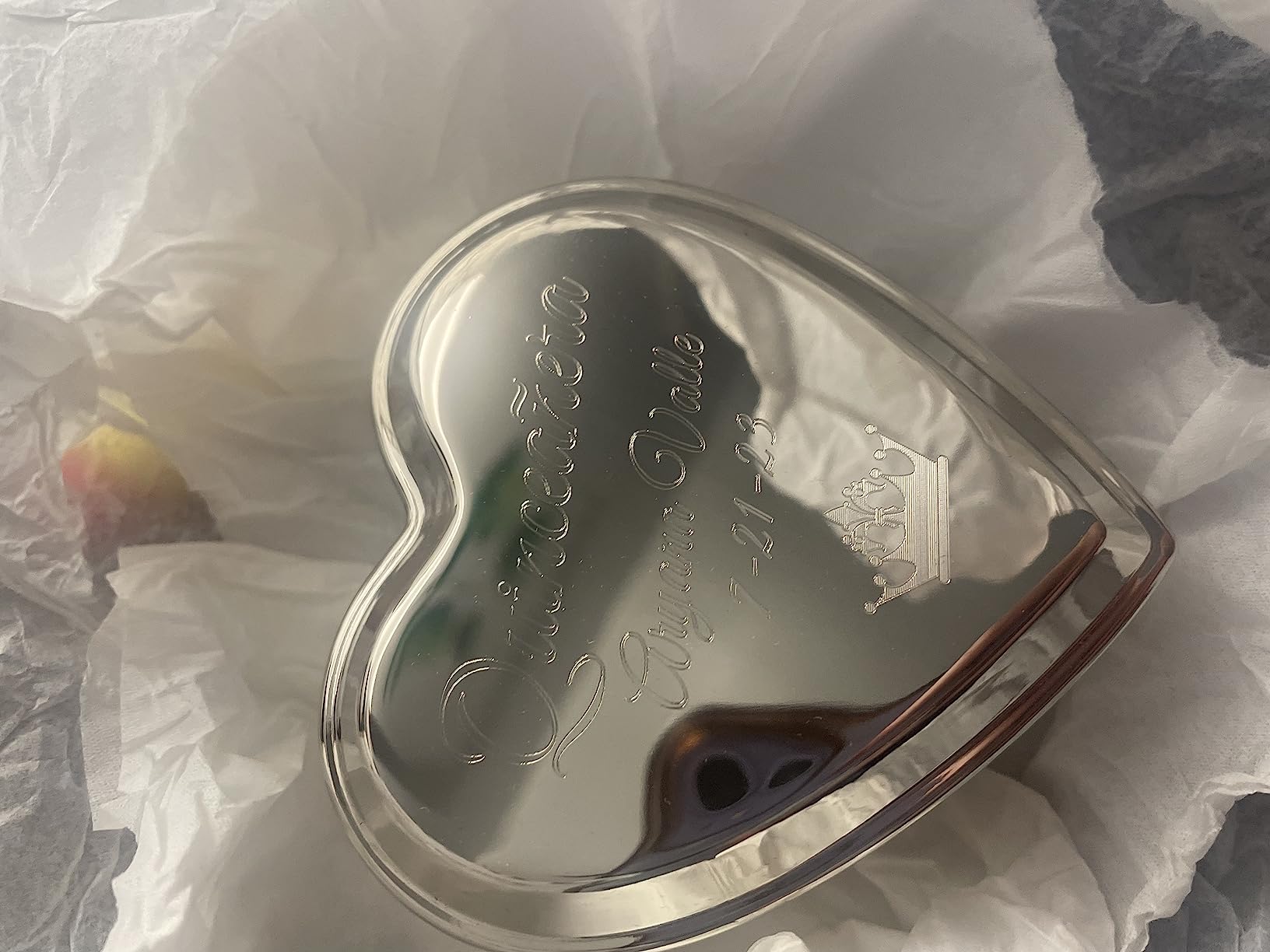 Cherished Moments Personalized Bride Jewelry Box, Heart Keepsake customer photo 1