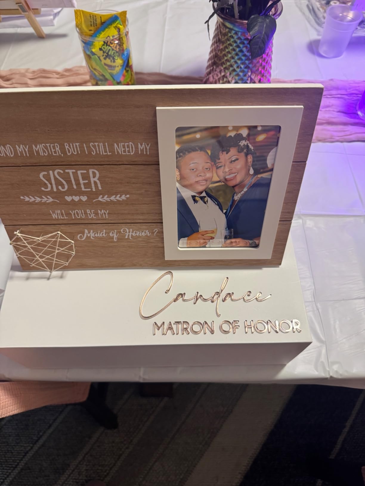 Thank You Gift for Parents of the Bride or Groom on Wedding Day, Picture Frame Gift - Thank You for Everything You Have Done for Us customer photo 1