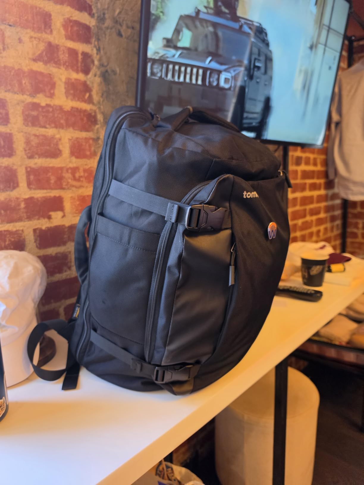 tomtoc Travel Backpack 40L, TSA Friendly Flight Approved Carry-on Luggage customer photo 1