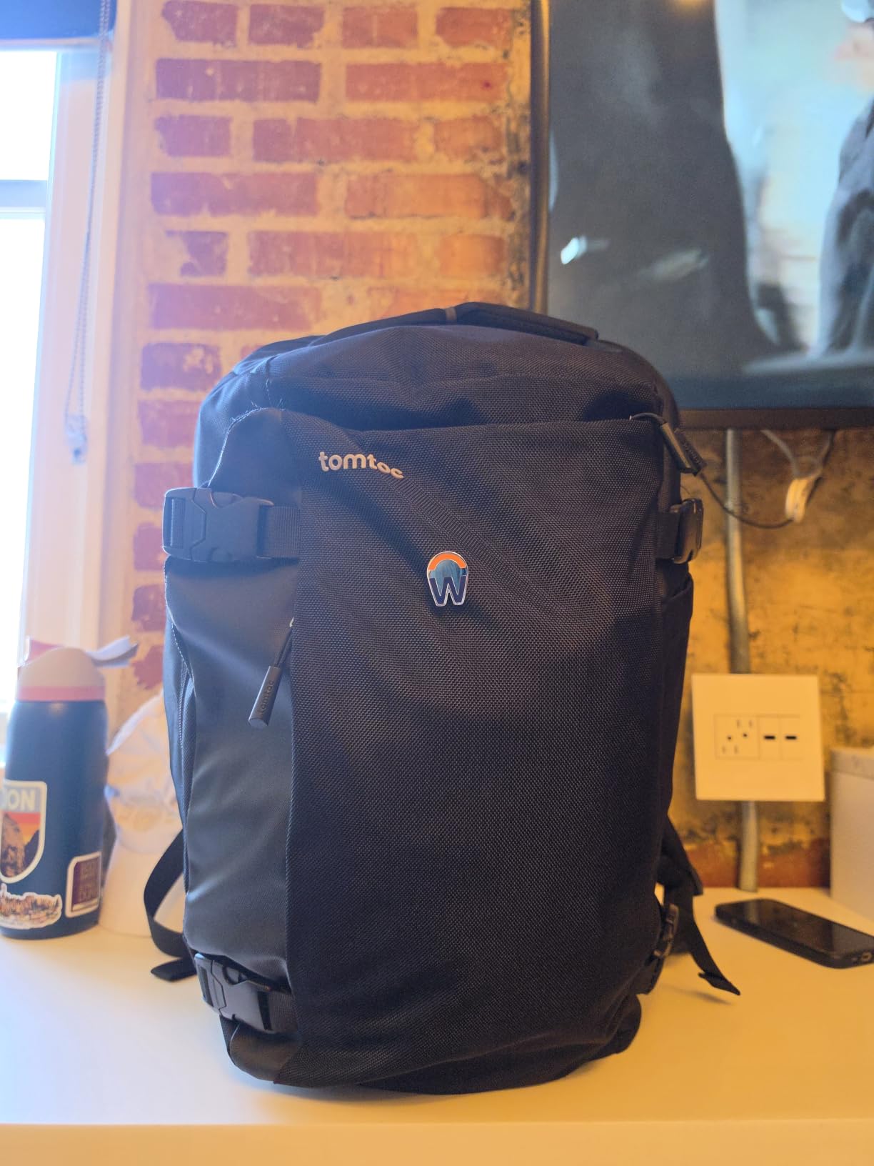 tomtoc Travel Backpack 40L, TSA Friendly Flight Approved Carry-on Luggage customer photo 2