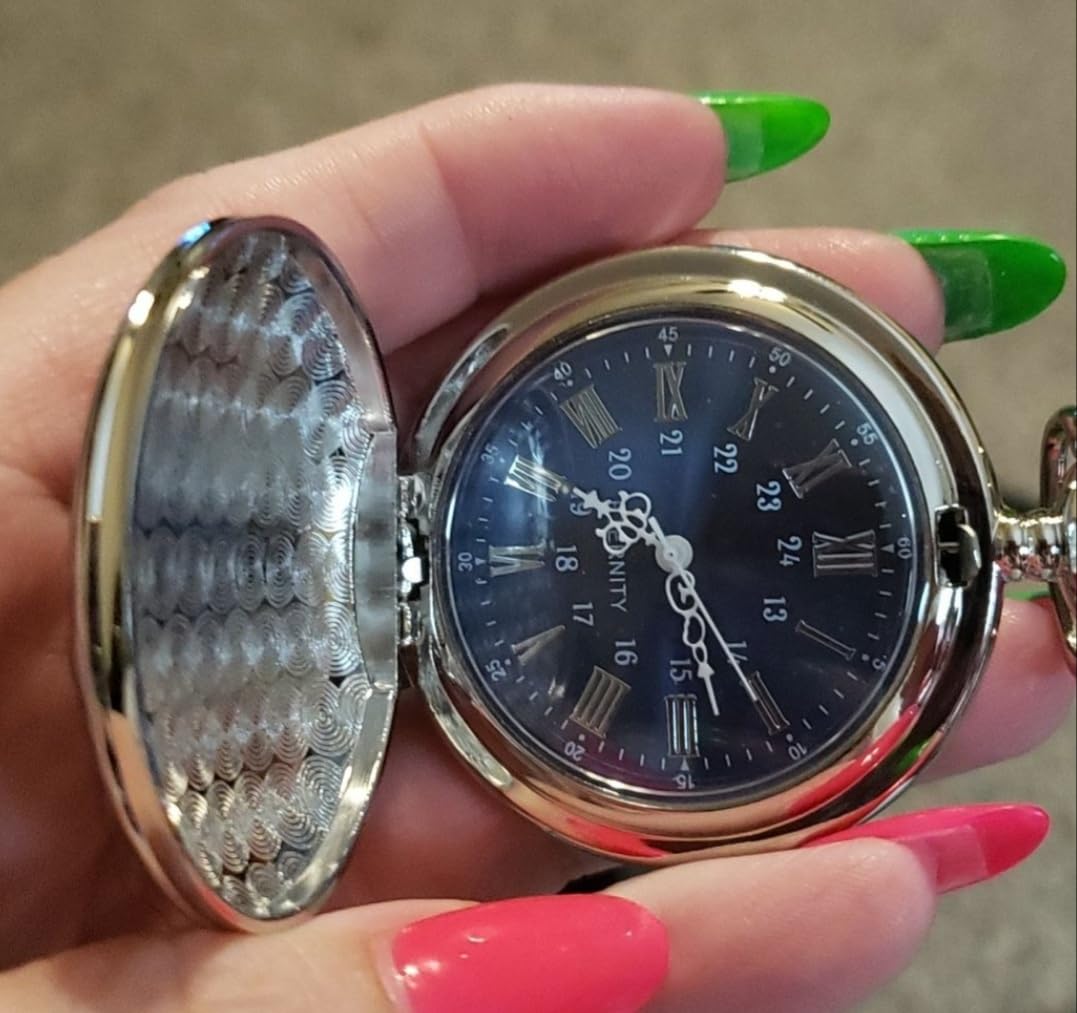 1 Personalized Pocket watch, Vintage style engraved gift. Box included, Stainless chain and engraving is included, Groomsmen, best man gifts for couples and weddings customer photo 2