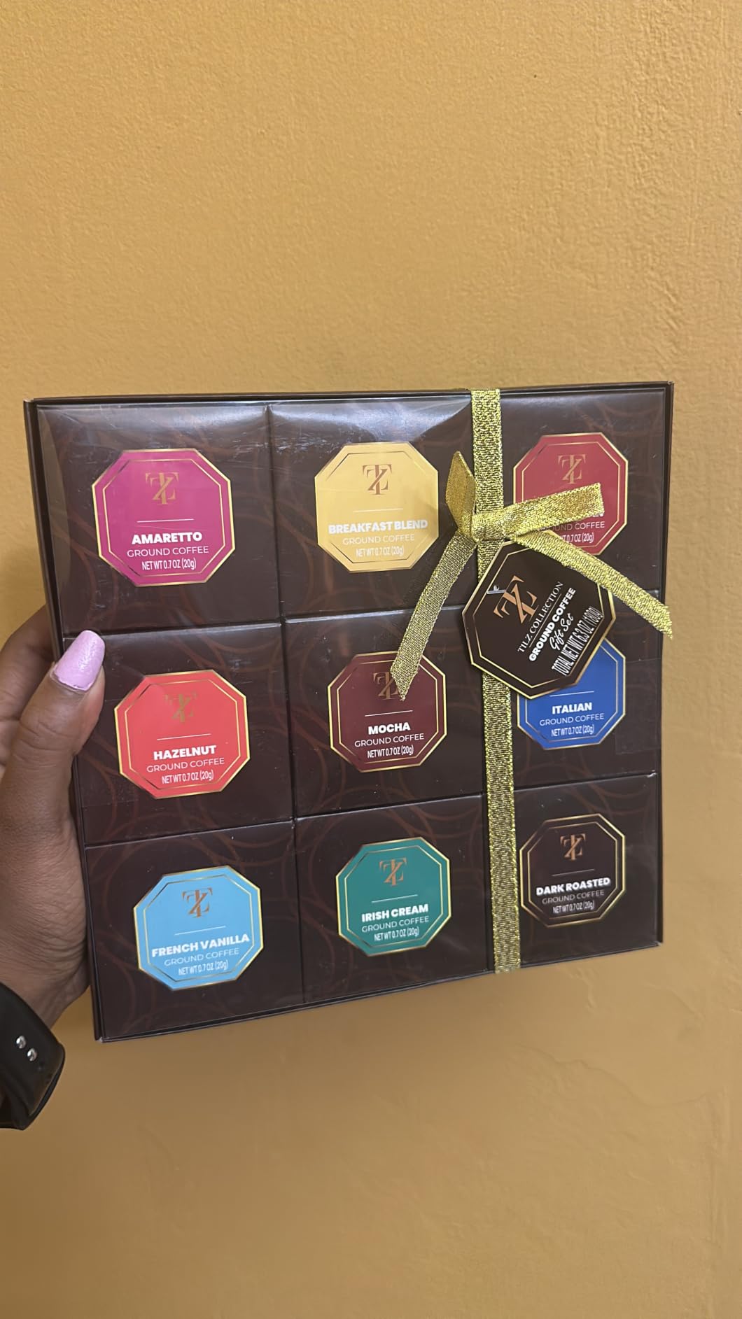 Coffee Gifts - Gourmet Coffee Gift Set |9 Ground Coffee Assortment Gift Set |Coffee Sampler Gift Set, Tasting Kit |Gifts For Coffee Lovers |Ground Coffee Gift Basket |Gifts For Men And Women customer photo 1