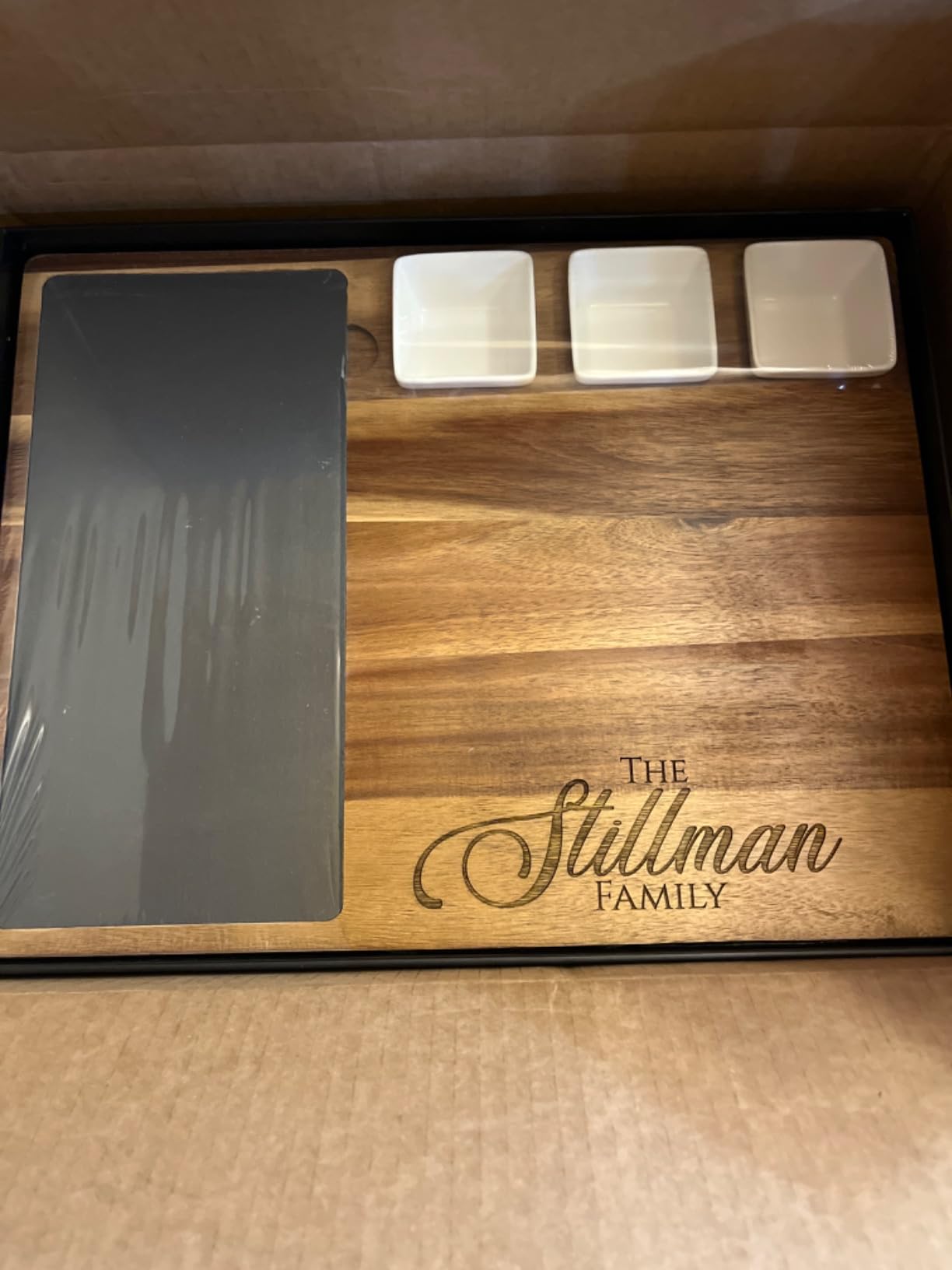 Personalized Charcuterie Board Set/19pcs Cheese Board And Knife Set, Realtor Closing gift, Custom Charcuterie board, Wedding Gift customer photo 1