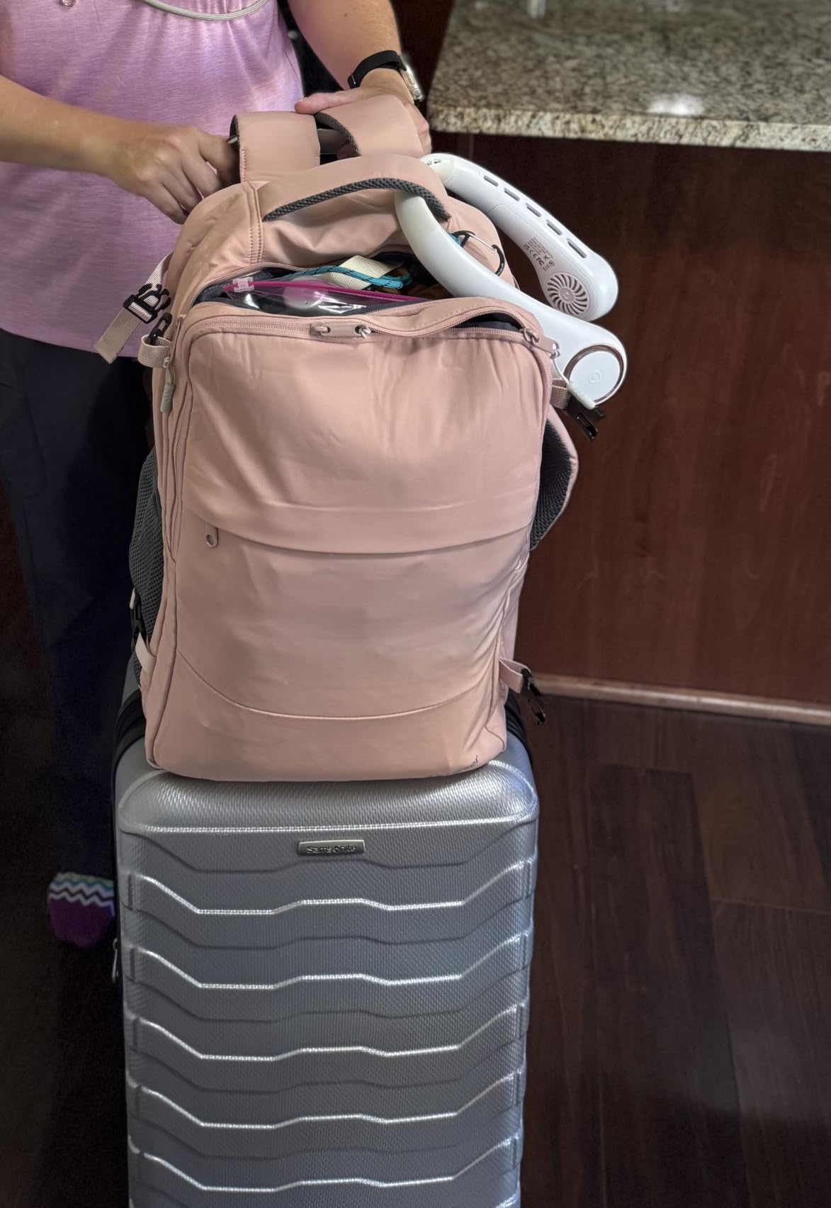Taygeer Travel Backpack for Women, TSA Carry On Backpack Flight Approved customer photo 1