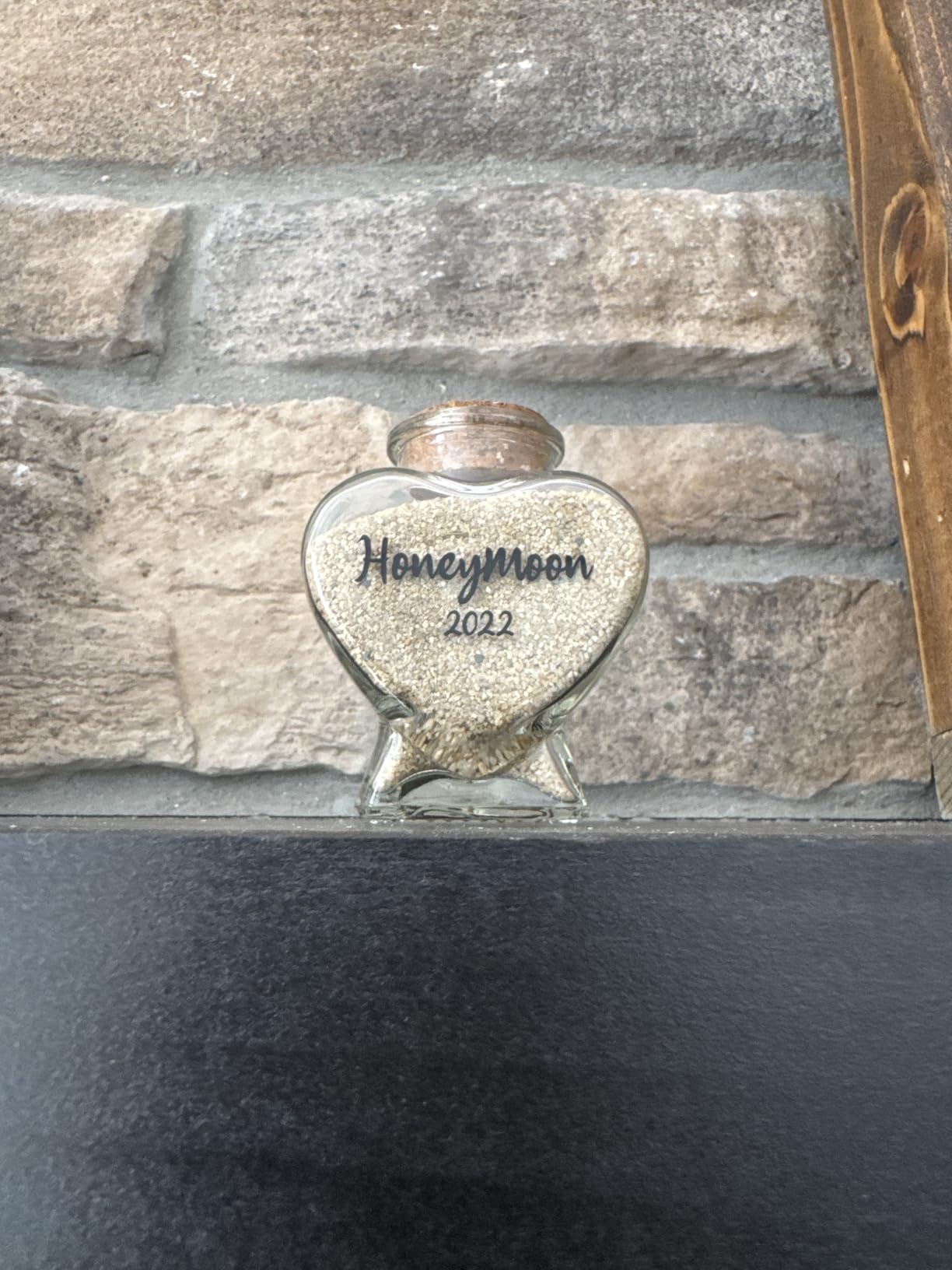 Honeymoon Sand Keepsake Jar 2026, Bridal Shower, Wedding, Engagement, Honeymoon, Travel for Couples customer photo 1