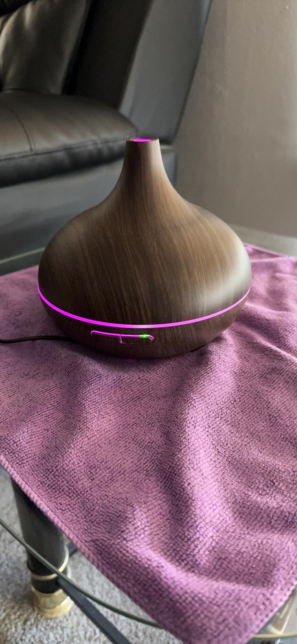 Meross Smart WiFi Essential Oil Diffuser Works with Apple HomeKit & Alexa, Ultrasonic Aromatherapy Diffifier & Mist Humidifier with Voice & APP Remote Control, Schedule & Timer, RGB Light customer photo 1