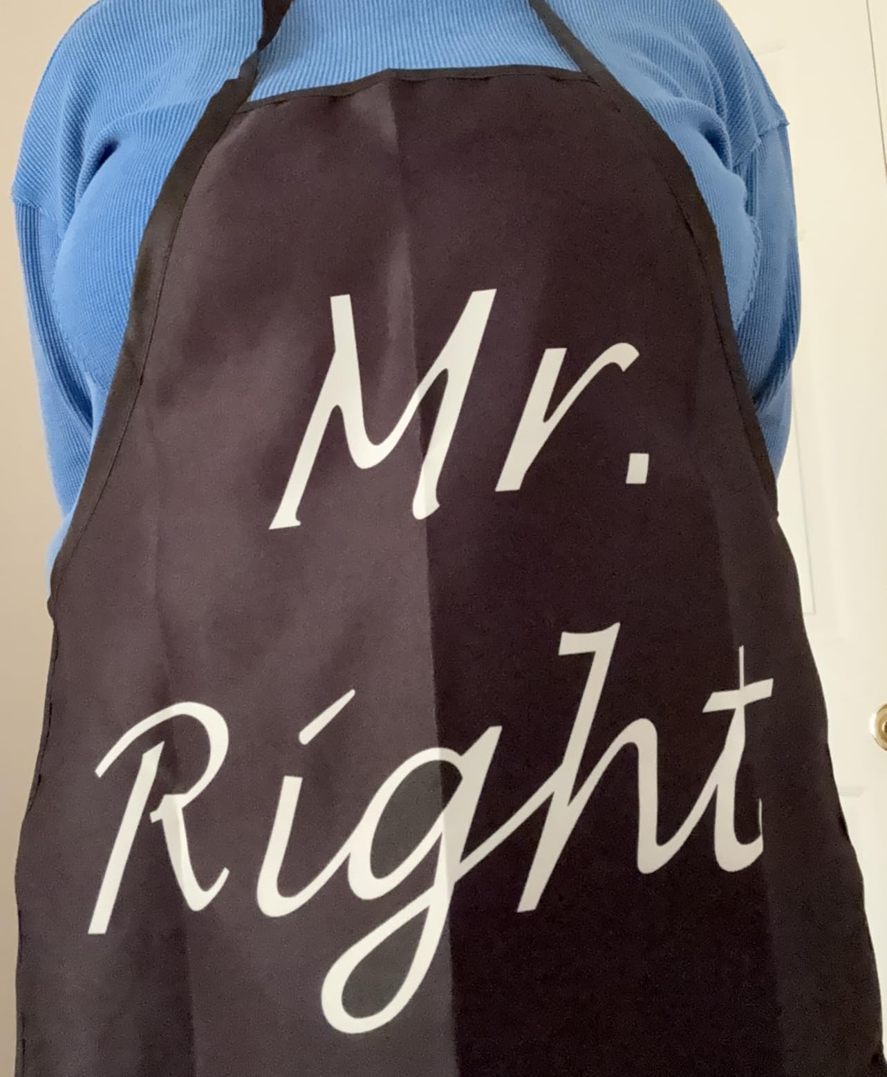 Mr Mrs Aprons for Cooking Women Mens Apron Couple Gifts for Anniversary, Fathers Day, Birthday, Wedding Gift for Couples, His Hers Gifts, Bridal Shower Engagement Gift customer photo 2