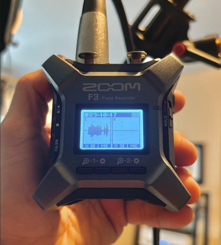 Zoom F3 Professional Field Recorder for Filmmakers | 32-Bit Float, Dual A/D Converters, 2 Locking XLR/TRS Inputs customer photo 2