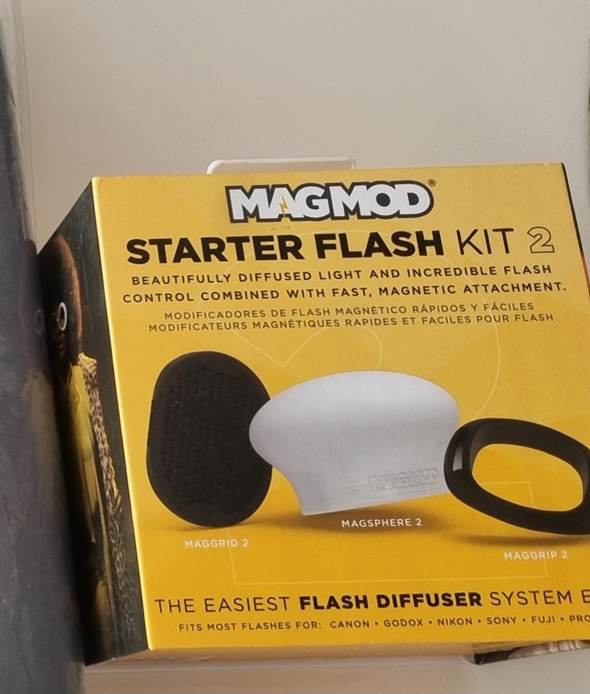 MagMod Starter Flash Diffuser Kit 2, MagSphere, MagGrid, Includes MagGrip 2 | Magnetic Modifier Set, Fits 99% of Speedlites, Built for Working Photographers customer photo 2