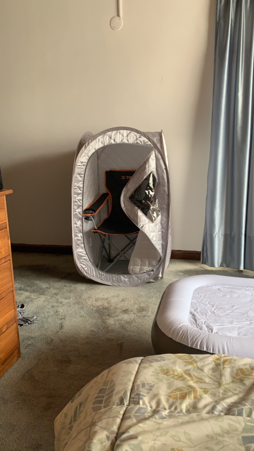 Smartmak Portable Steam Sauna Tent, Full Body Foldable One Person Spa Room for Detox Therapy Without Steamer customer photo 1