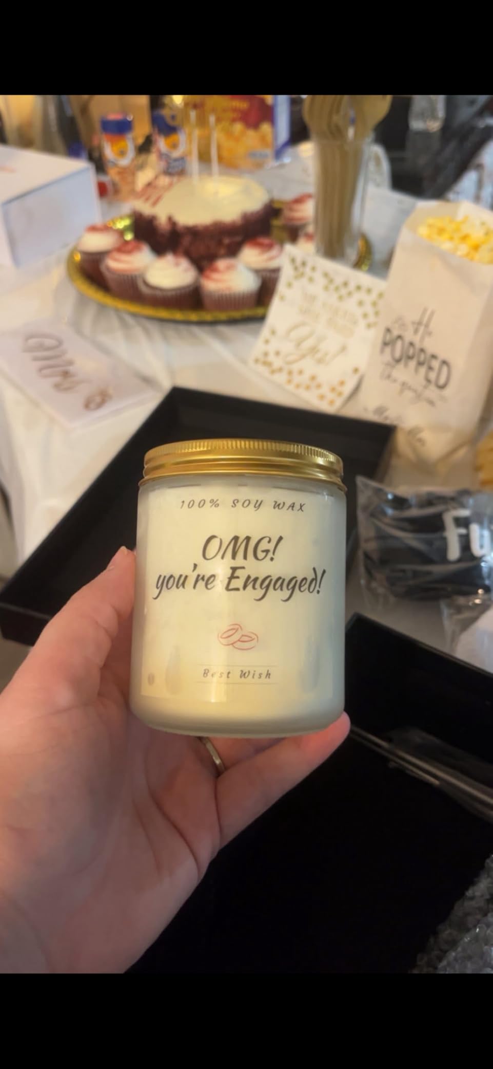 Frerdui Engagement Gifts for Couples, Engagement Gifts for Newly Engaged Couples, Cool Wine Engaged Tumbler Gift Set, Fiance Fiancee Gifts for Him and Her Girlfriend Boyfriend, Newlywed Wedding Gifts customer photo 2