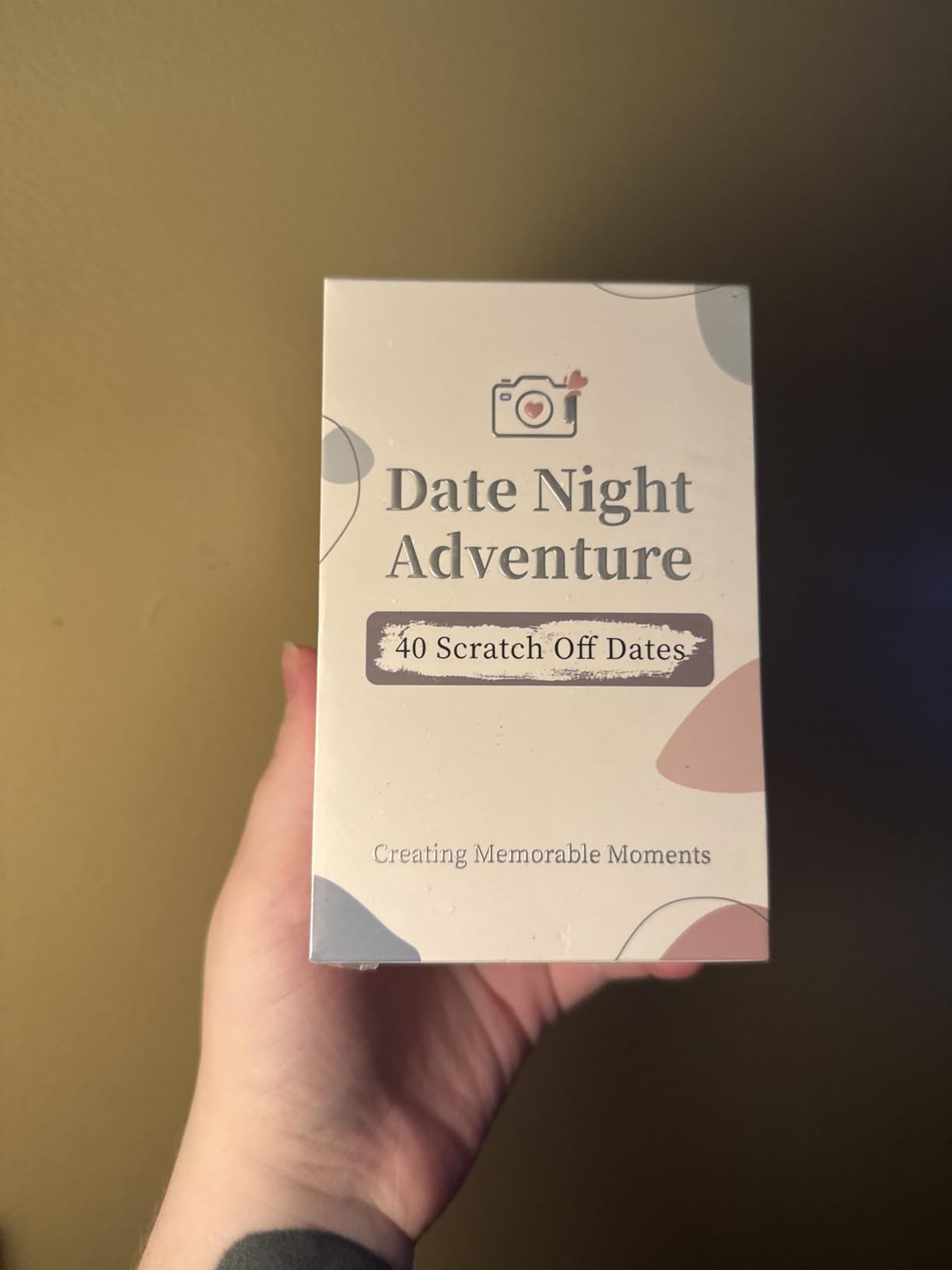 40 Fun Date Night Scratch Off Card Game Ideas, Romantic Wedding Anniversary Couple Gifts for Him, Her, Men, Boyfriend, Girlfriend, Bride, Husband, Wife, Couples Gifts for Bridal Shower, Engagement customer photo 1