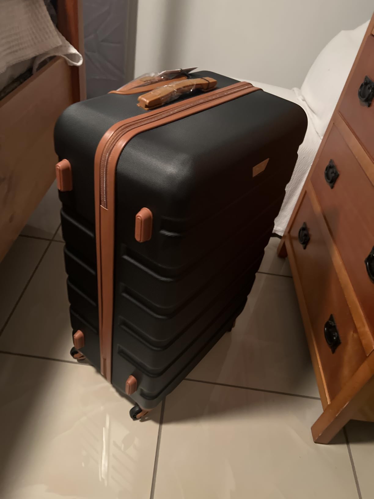Coolife Luggage 3 Piece Set Suitcase Spinner Hardshell Lightweight TSA Lock customer photo 2