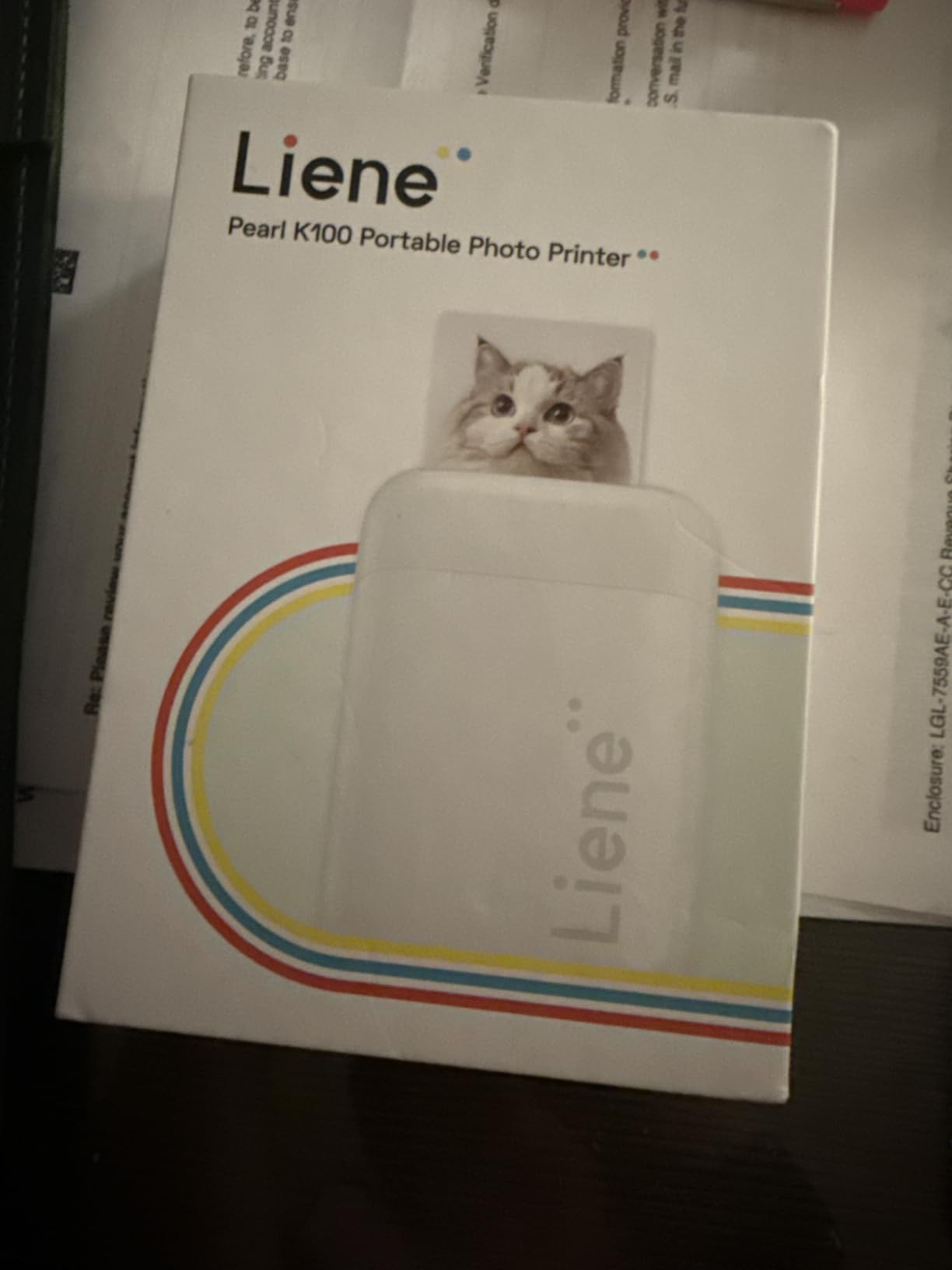 Liene Pearl K100 Photo Printer, 2x3