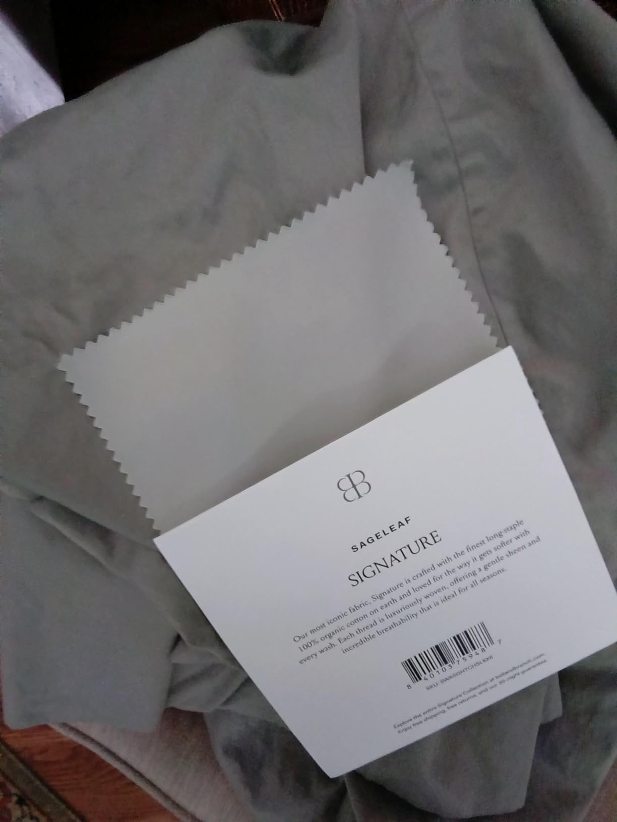 BOLL & BRANCH Signature Hemmed Sheet Set, King, White | Luxury 100% Organic Cotton - Buttery Soft and Breathable - Includes 1 Flat, 1 Fitted, 2 Pillowcases customer photo 1