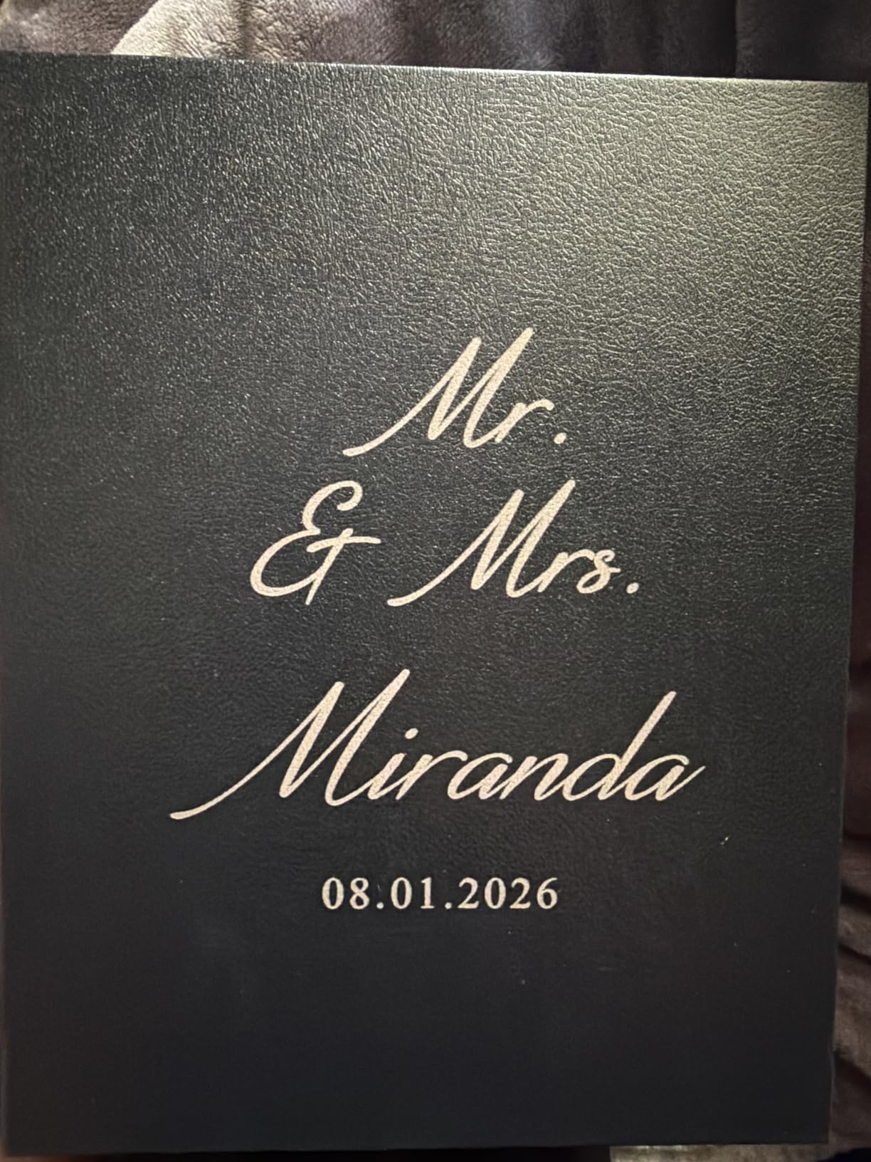 Personalized Champagne Glasses Set of 2 - Engraved Mr and Mrs Champagne Flutes - Custom Stemmed Glassware Gift for Wedding, Engagement, Anniversary, Bridal Party customer photo 1