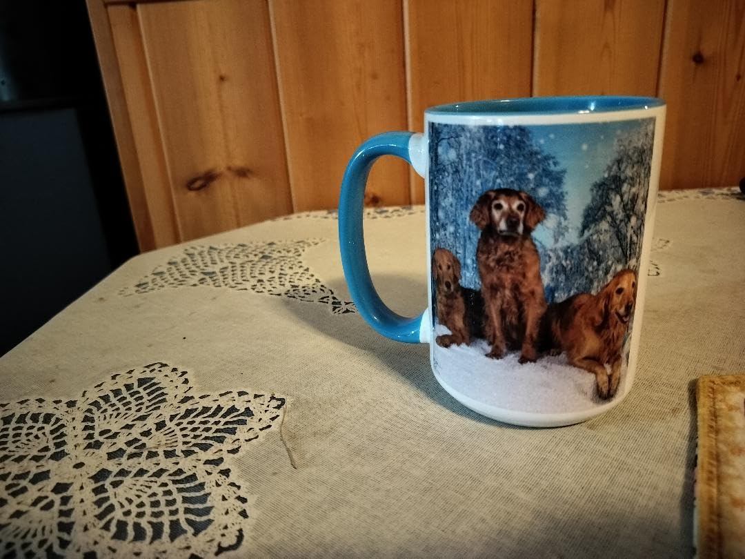 Custom I Love You Mug - Personalized Gifts for Couples, Romantic Photo Gifts for Valentine's Day, Unique Love Mug for Him/Her, 11 oz Ceramic customer photo 1