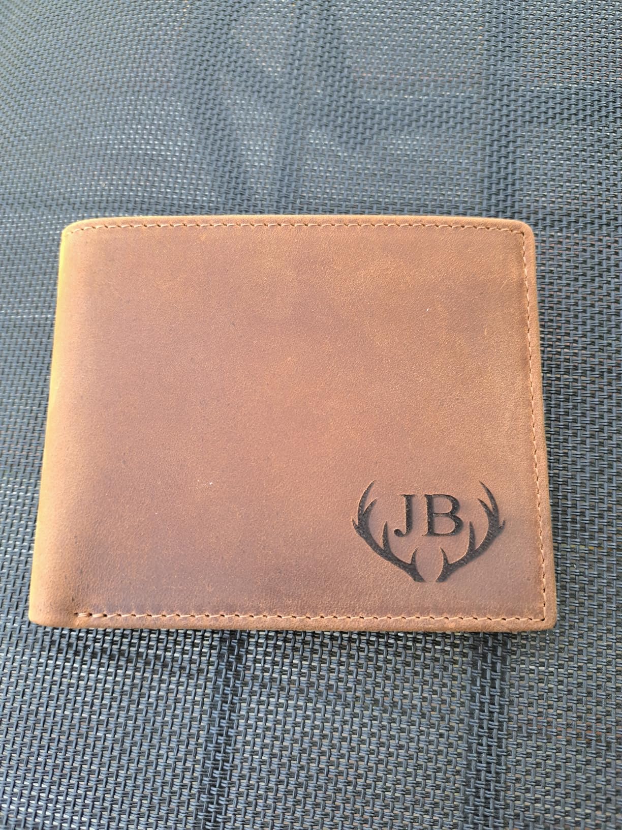 Personalized Wallet For Men, Custom Engraved Wallet, Customized Engraved Full Grain Leather Wallet, Gift For Fathers Day/Him/Husband/Boyfriend/Anniversary/Dad/Son/Graduation/Birthday customer photo 2