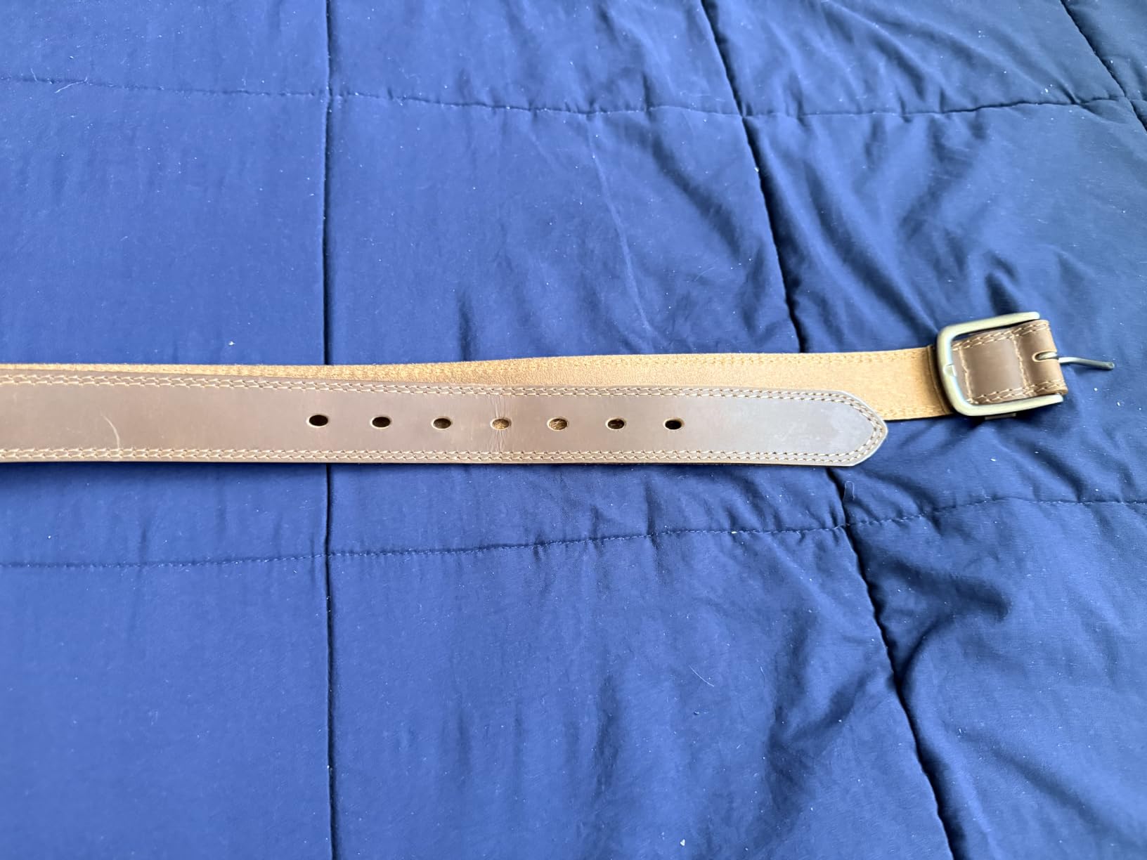 Men's Full Grain Leather Casual Every Day Jeans Belts, Handmade Men Leather Belt with Gift Box customer photo 2