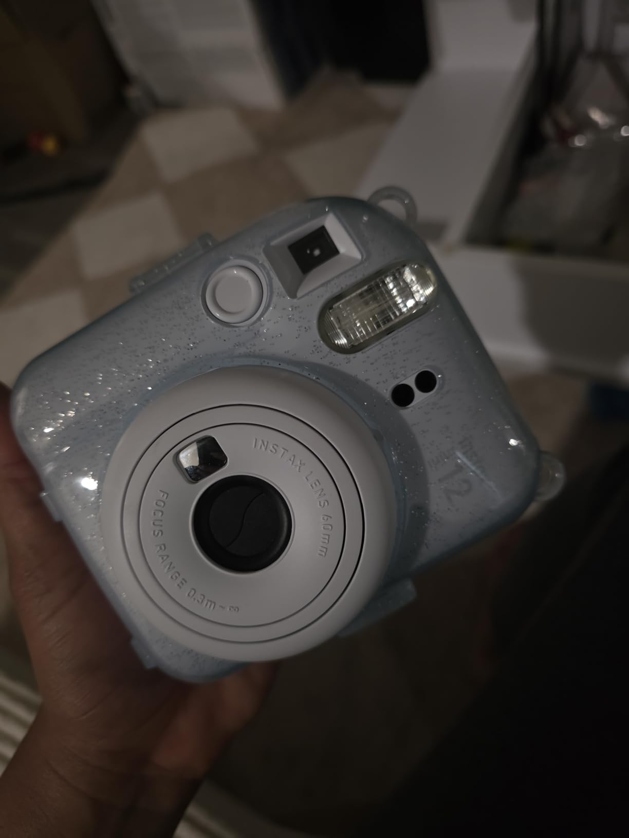 Fujifilm Instax Mini 12 Instant Film Camera, Clay White customer photo 1
