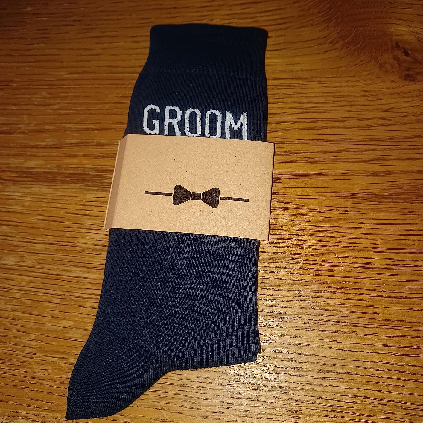 Men's Wedding Socks Gift Pack, Team Groom Dress Socks customer photo 1