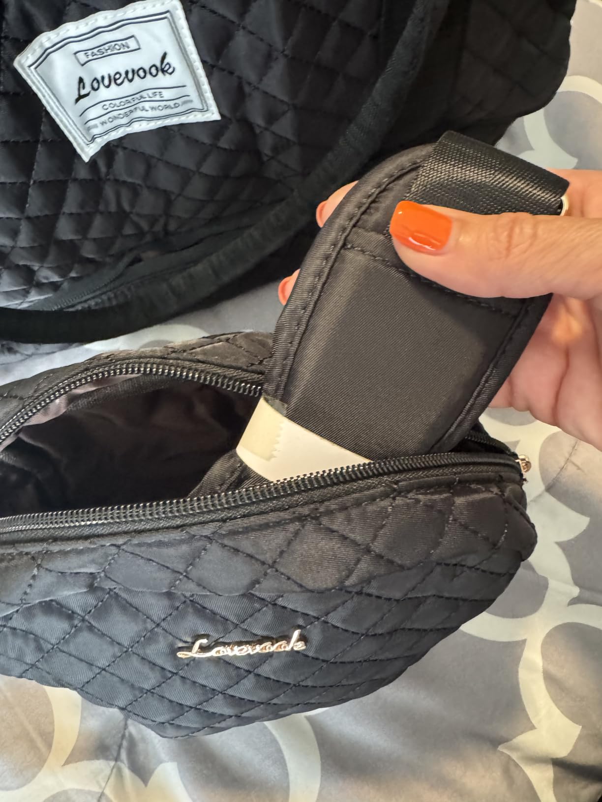 LOVEVOOK Travel Duffle Bag, Weekender Bags for Women with Shoe Compartment, Carry on Overnight Bag with Toiletry Bag, Gym Duffel Bag with Wet Pocket, Hospital Bags for Labor and Delivery customer photo 2