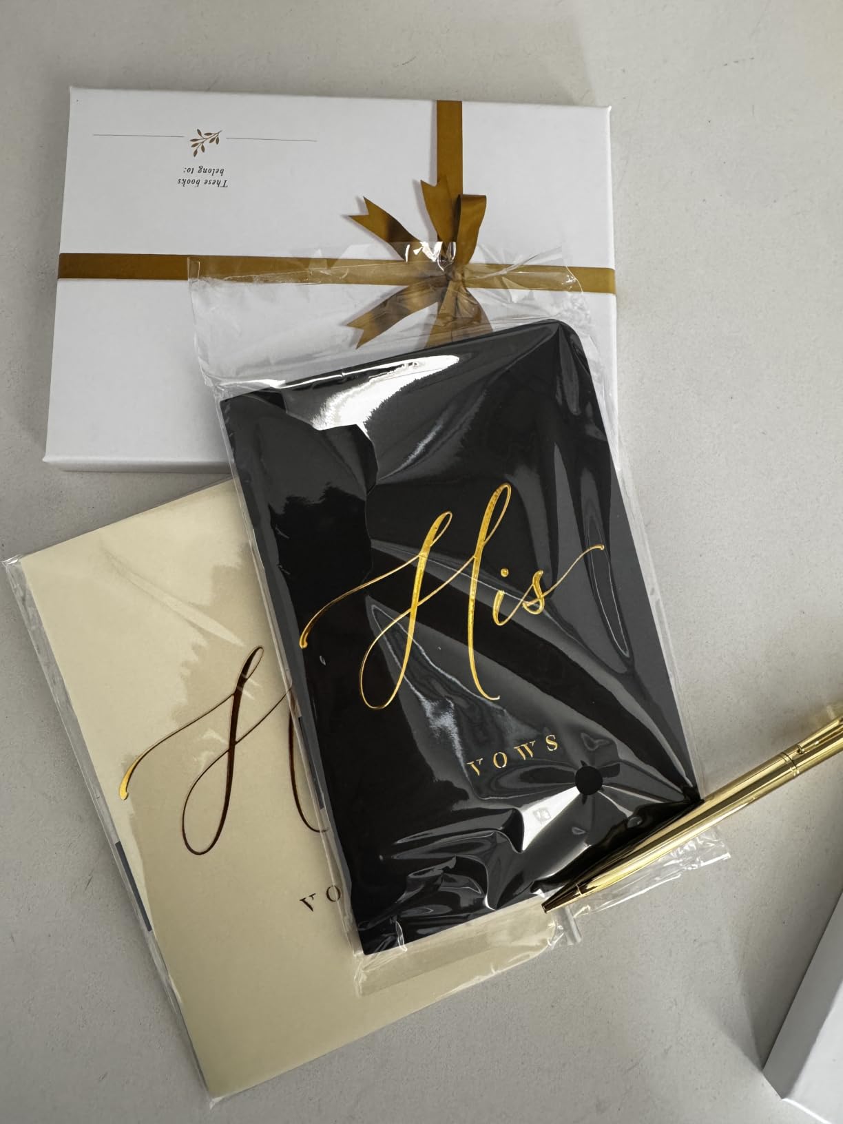 ARTESORI Premium Wedding Vow Book for Her & Him customer photo 1