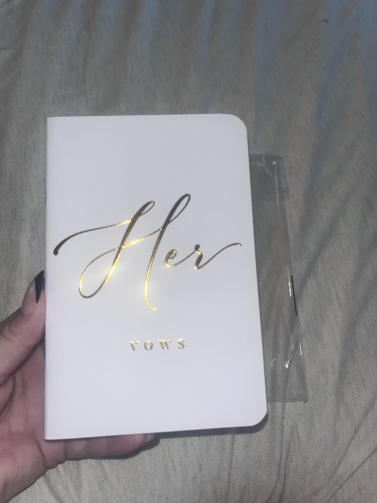 ARTESORI Premium Wedding Vow Book for Her & Him customer photo 2