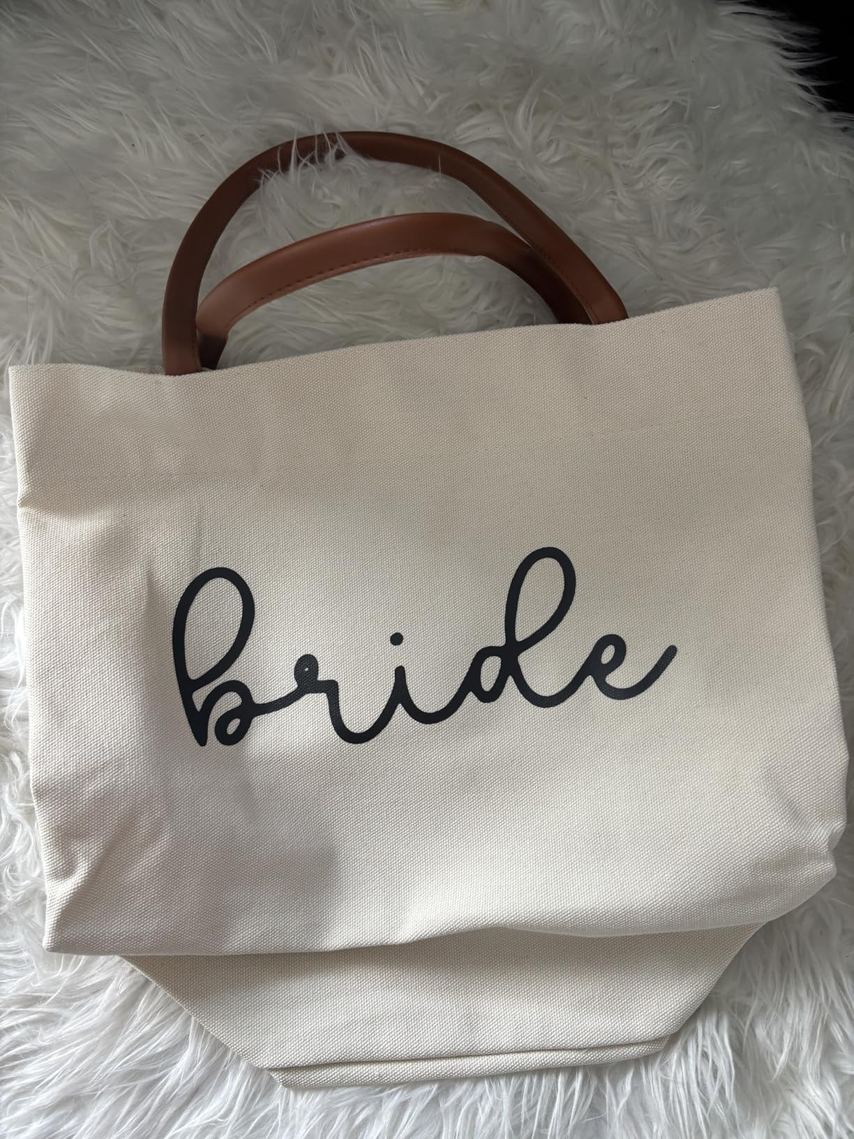 kifasyo Bride Gifts Tote Bag for Bridal Shower Bachelorette Party | Bride to be Gifts, Engagement Gifts, Wedding Tote Bag, Honeymoon Beach Bag customer photo 2