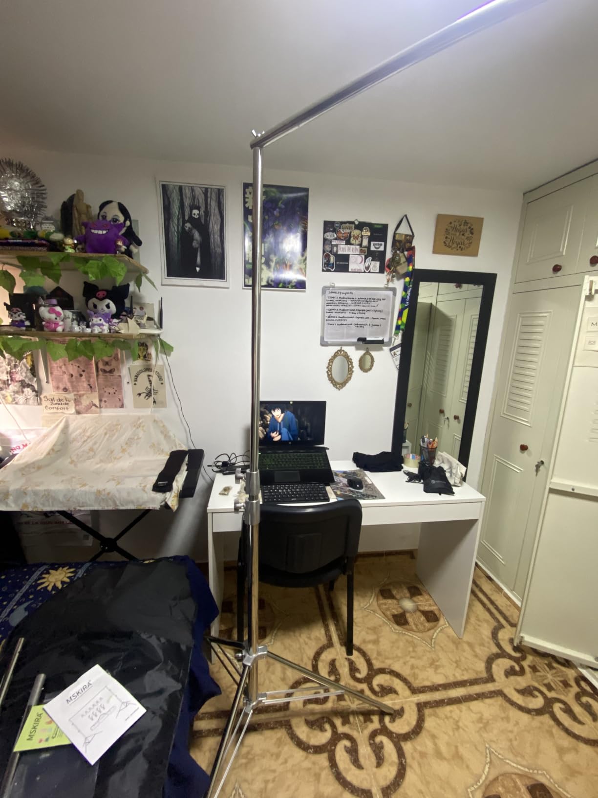 9.2 x 10 Ft Stainless Steel Backdrop Stand Heavy Duty, MSKIRA Adjustable Backdrop Stand Background Support System Kit for Photography, Parties, or Weddings with Clamps, Carry Bag customer photo 2