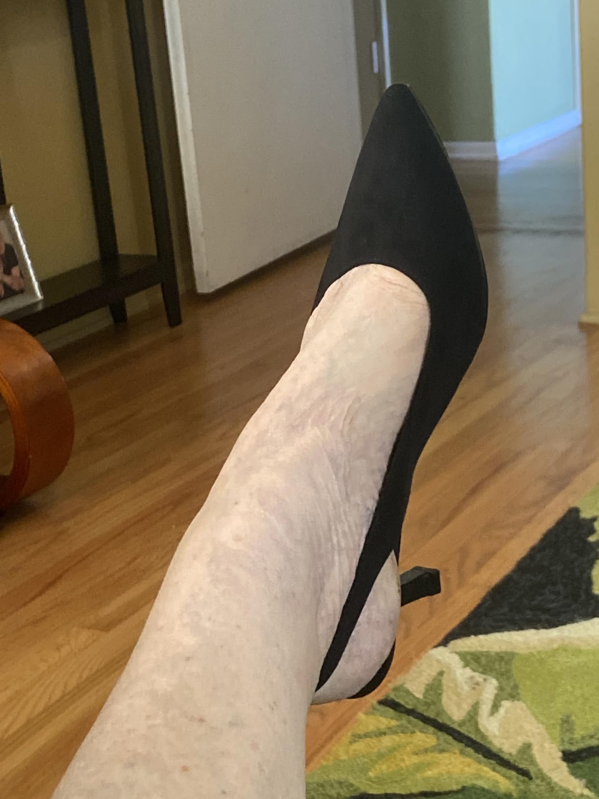 DREAM PAIRS Women's Kitten Slingback Heels Pumps | Closed Pointed Toe Low Heels Sexy Casual Dress Shoes for Party Wedding Office Work and Shopping customer photo 1