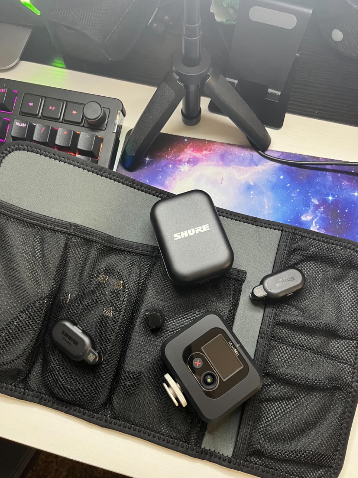 Shure MoveMic 2 Kit Wireless Lavalier Microphone System - Two Bluetooth Clip-On Lav Mics with Camera Receiver for DSLR, iPhone, Android, Mac and PC customer photo 1