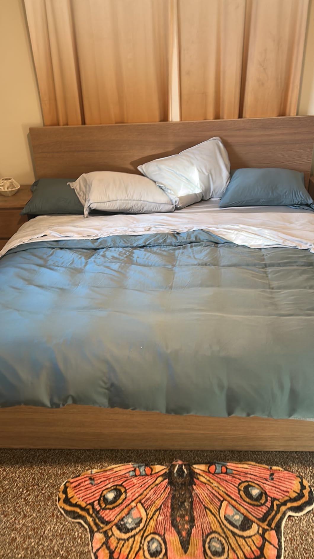 DOZ Duvet Cover Set, 100% Viscose derived from Bamboo, Organically Grown, Buttery Soft, Cooling Duvet Covers, High GSM, 1 Duvet Cover and 2 Pillowcases, 90
