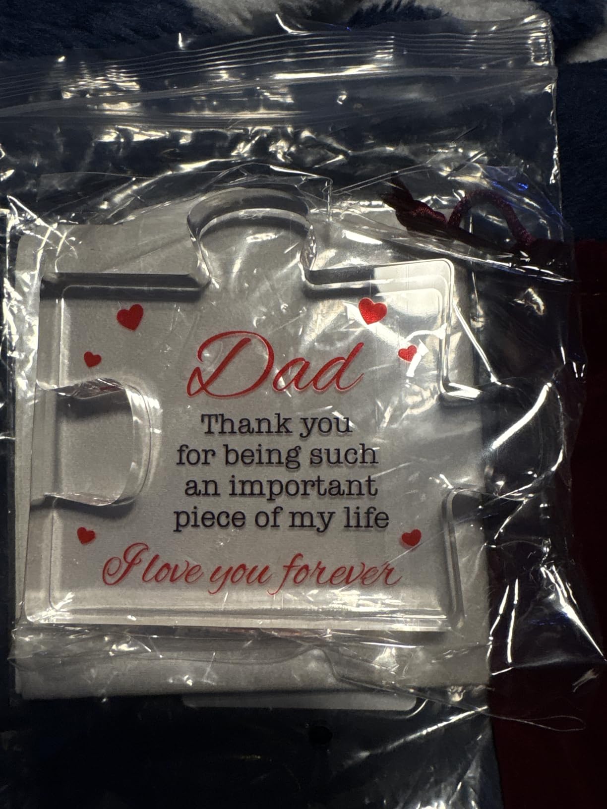 Cute Premium Thick Acrylic Puzzle Piece Gift for Mom - Adorable Mother's Day, Christmas & Birthday Present - Engraved Keepsake customer photo 2