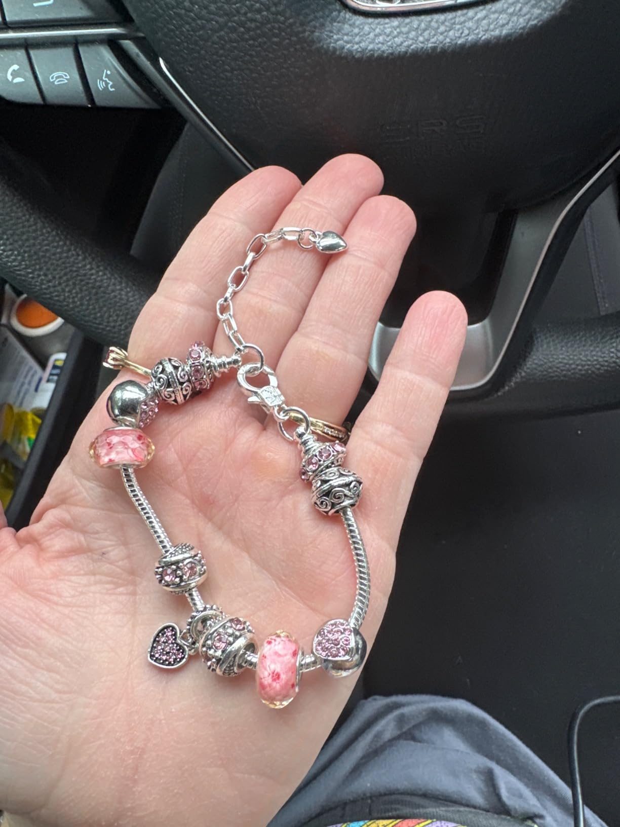 Forever Love Heart Birthstone Bracelet Jewelry Gifts for Women customer photo 1