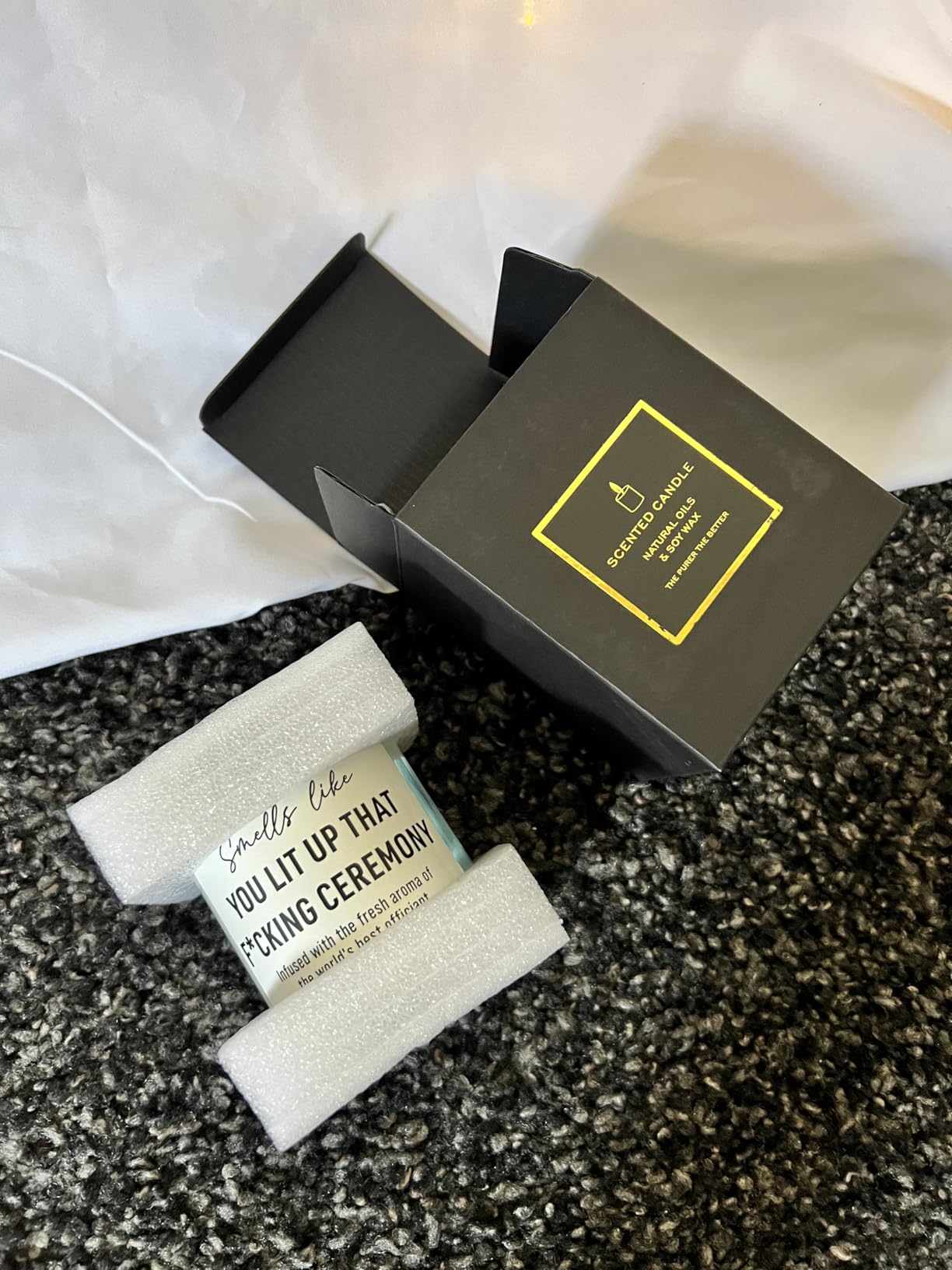 Younift Funny Scented Candle, Wedding Officiant Gifts for Wedding Day, Officiant Proposal Gifts - Thank You Presents for Best Officiant - 9 oz customer photo 1