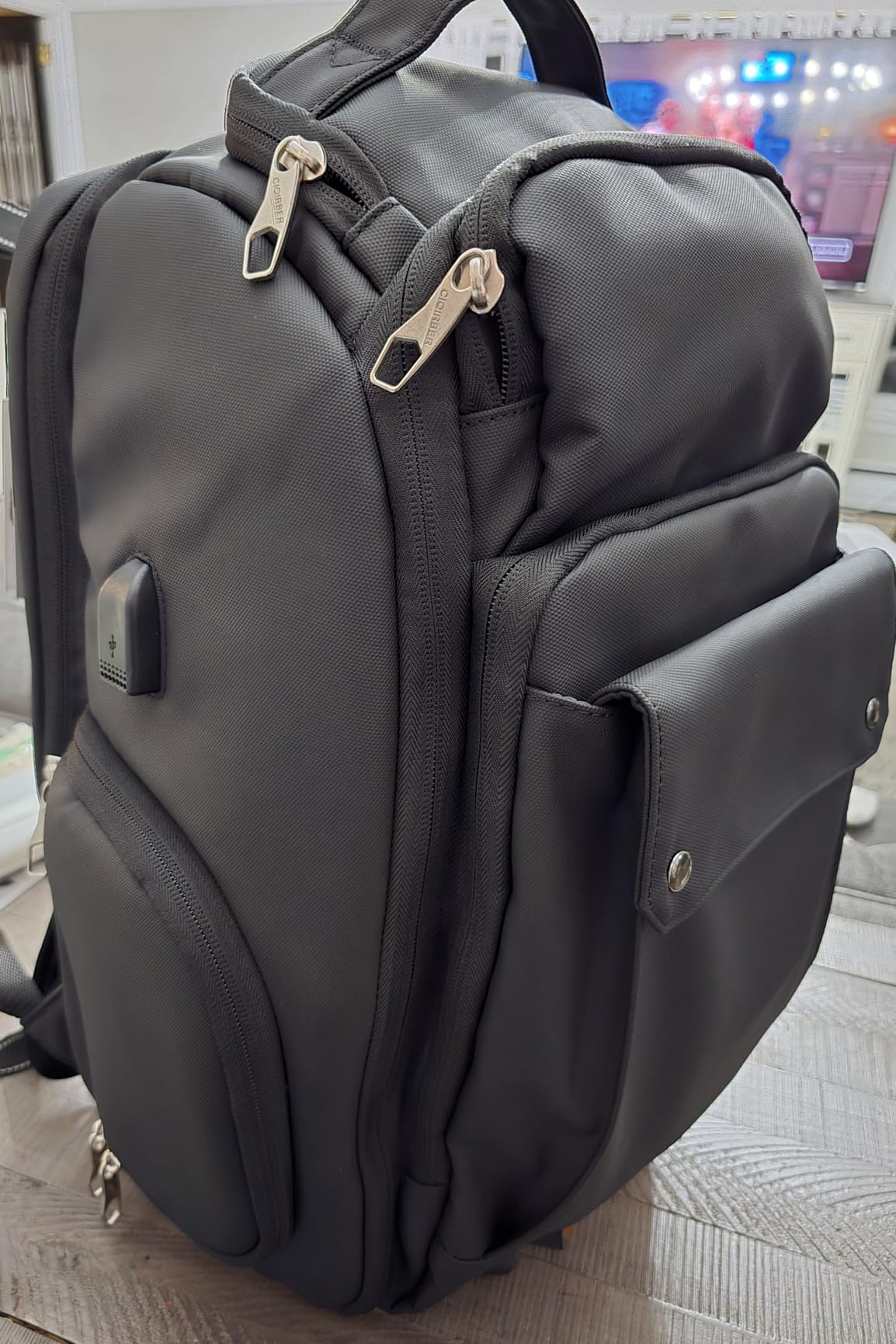 Camera Backpack Large, Waterproof Camera Bag for Mirrorless and DSLR with TSA Lock, Quick Access, 17-Inch Laptop Compartment, Adjustable Straps - Fits Camera Stabilizer, Drone, Black customer photo 2