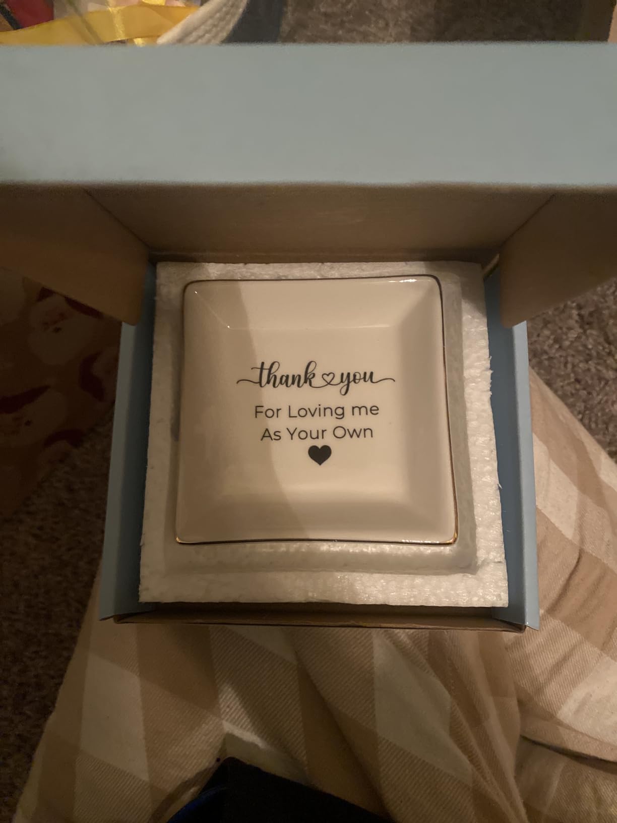 COZITED Mrs. Ring Dish Engagement Wedding Ring Holder Jewelry Dish Tray, Engagement Wedding Gifts for Couples Bridal Shower Gifts Bachelorette Gifts for Bride Future Mrs. Gift customer photo 1
