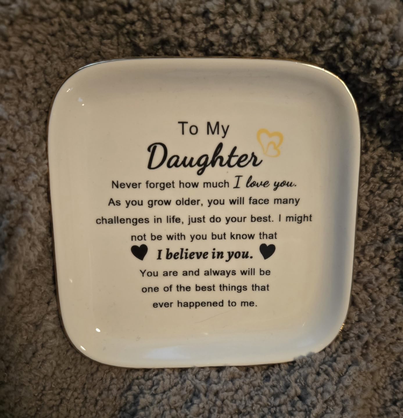 COZITED Mrs. Ring Dish Engagement Wedding Ring Holder Jewelry Dish Tray, Engagement Wedding Gifts for Couples Bridal Shower Gifts Bachelorette Gifts for Bride Future Mrs. Gift customer photo 2