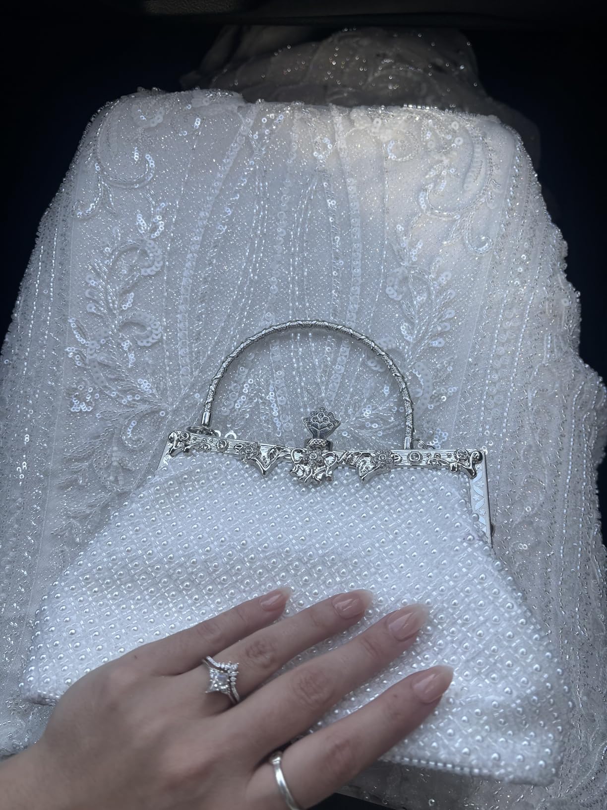 1920s Vintage Beaded Evening Bag Clutch Purse for Women customer photo 2