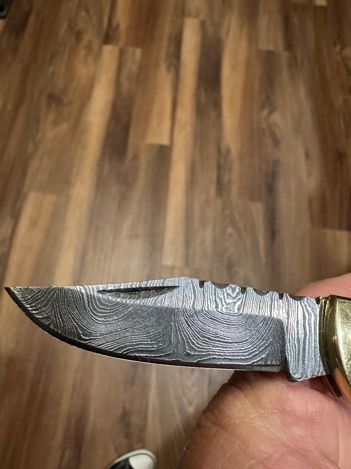 Personalized Groomsmen Gifts Damascus Pocket Knife with Leather Sheaths | Set of 6 - 288 Layers Damascus steel - Handmade Craftmanship - Custom Engraved Groomsmen Proposal Gifts customer photo 1