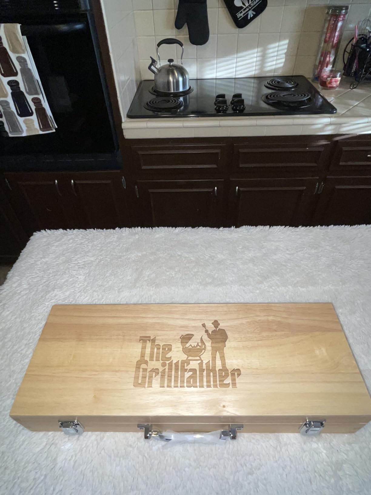 Personalized Wedding Gifts for Couple, 11 Pcs Stainless Steel BBQ Grilling Set, Custom Barbecue Tools with Engraving, Unique Wedding Gift for Newlyweds, Custom Gift Ideas for Him & Her customer photo 1