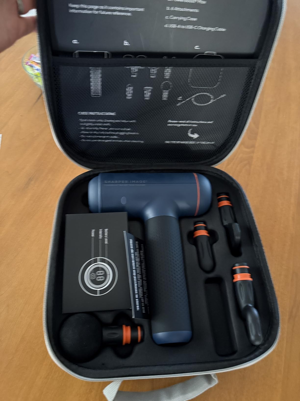 Sharper Image PowerBoost Max Massage Gun [2026 Version] Anti-Stall Deep Tissue Percussion Massager | 7 Speeds | Workout Muscle Recovery | Pain Relief | Back & Shoulder Massage Tool | Gifts for Men Women customer photo 2