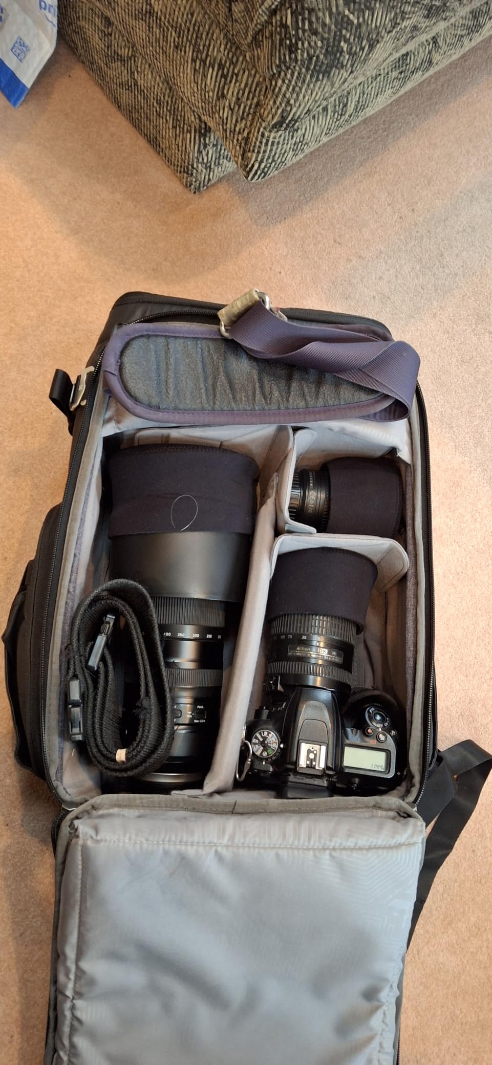 K&F CONCEPT Professional Camera Backpack, Large Photography Backpack Expandable to 25L, Quick Access & Water Resistant Camera Bags with Rain Cover & Tripod Holder for Canon/Nikon/Sony/DJI/DSLR Mirrorless customer photo 2