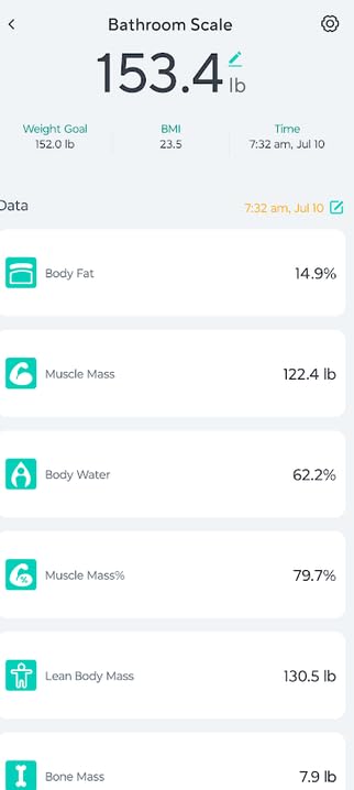 Wyze Scale Ultra, Smart Scale with 4.3