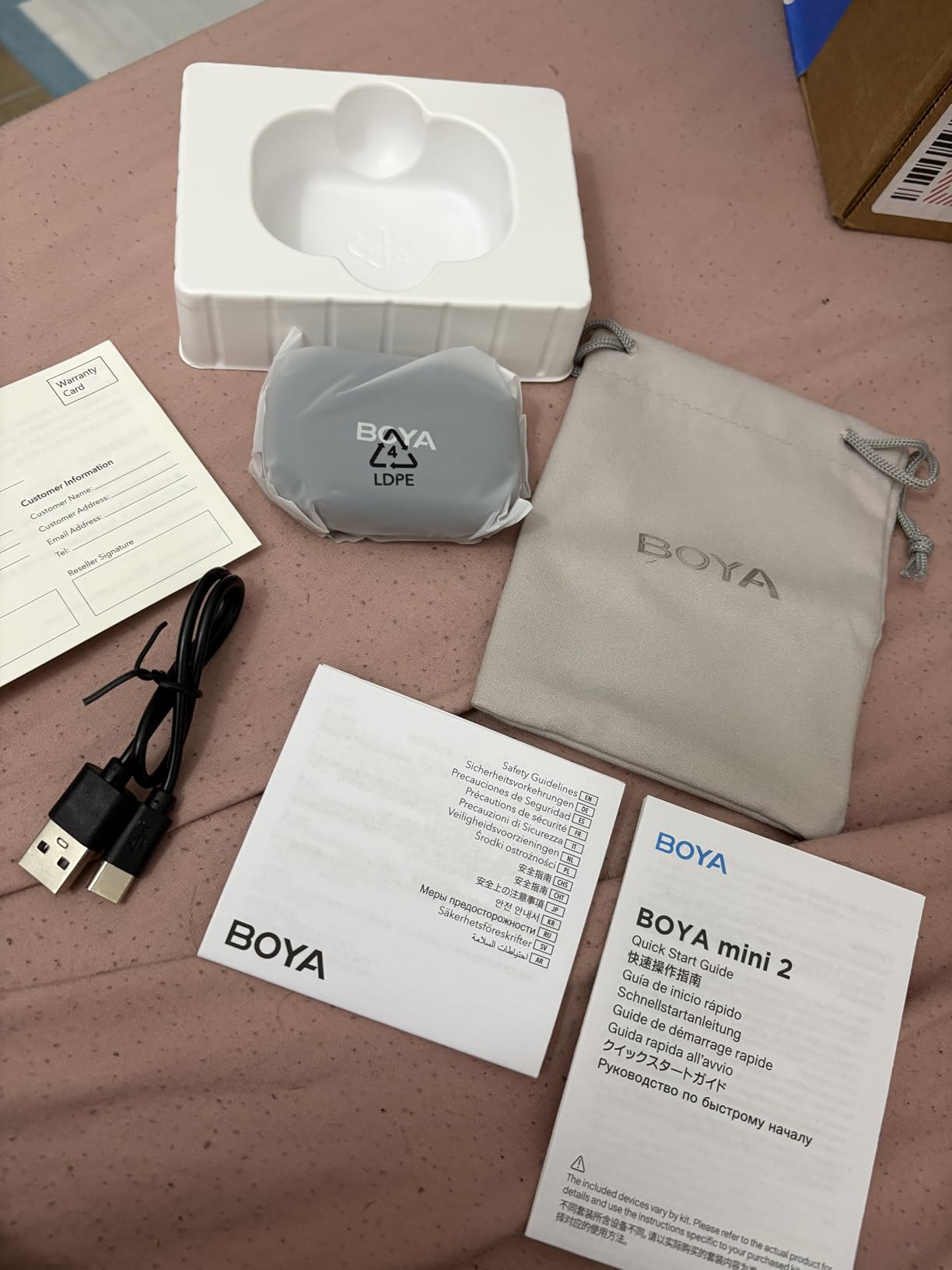 BOYA mini 2 Wireless Lavalier Microphone for iPhone 15/16/17 & Android | AI Noise Cancellation, App Control, 30H Battery Life with Charging Case for Vlogging Interviews and Content Creation customer photo 2