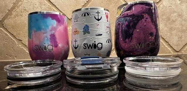 Swig Life 12oz Insulated Wine Tumbler with Lid, Bride to Be, Triple Insulated Stainless Steel Stemless Wine Cup customer photo 2