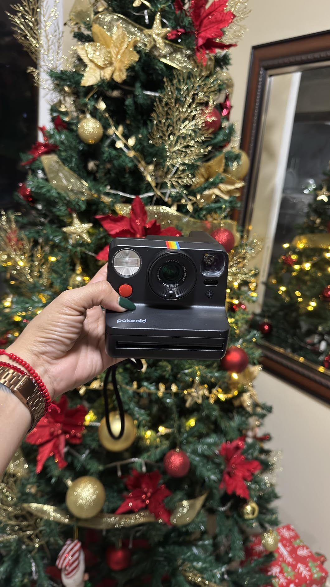 Polaroid Now+ 3rd Generation I-Type Instant Camera + Film Bundle - Bluetooth App Controlled White Camera + 16 Color Photos customer photo 1