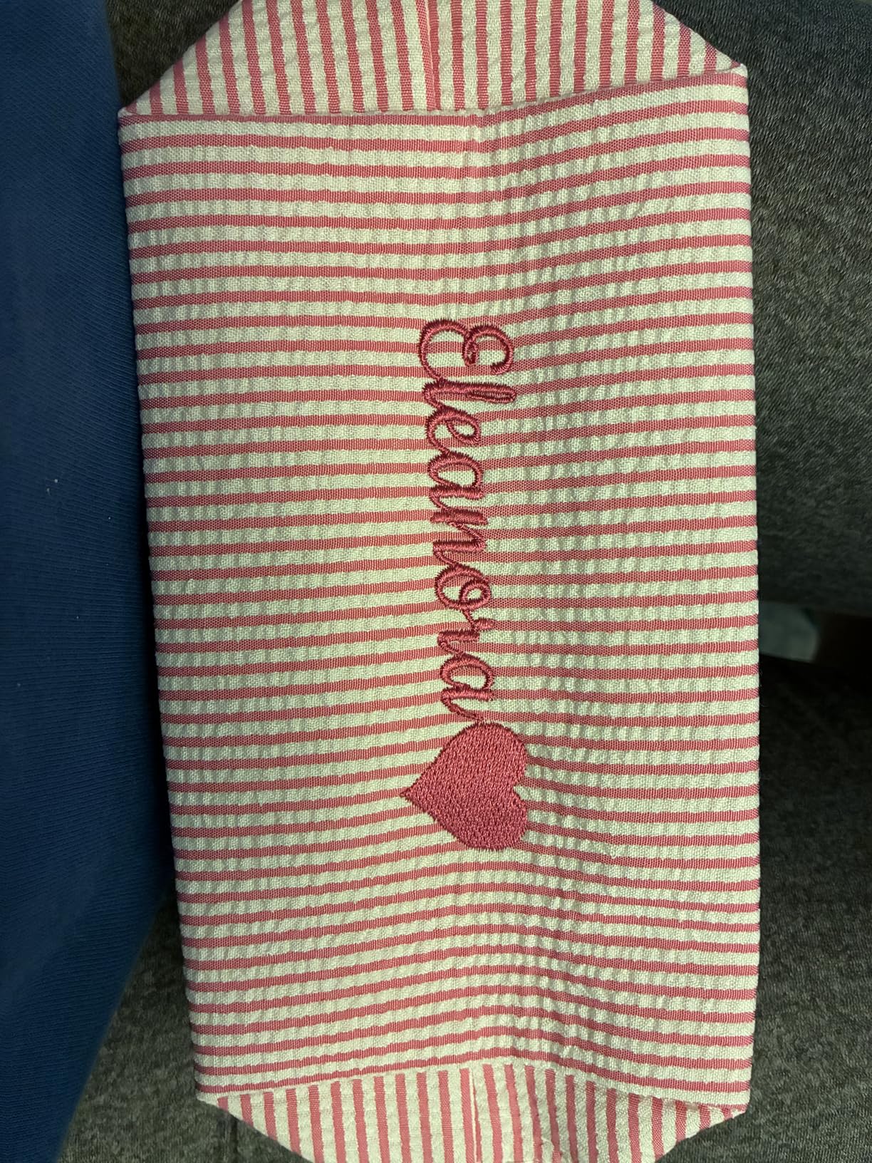 Ajiangwu Personalized Makeup Bag with Embroidered Name&Birth Flower for Bridesmaid Gifts,Custom Small Travel Cosmetic Bag Toiletry Bag Wedding Gifts for Bride customer photo 2