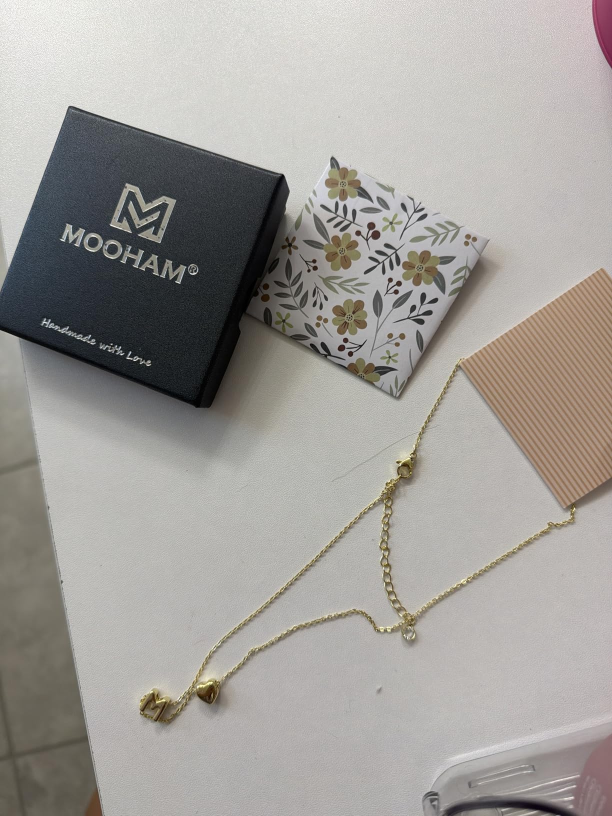 Heart Initial Necklaces for Women Girls Gifts Letter A-Z Necklace | 14K Gold-Plated, Heart Letter Necklace for Kids Jewelry, Teen Girl Gifts, Initial Necklace, Birthday Gifts for Women Girls customer photo 1